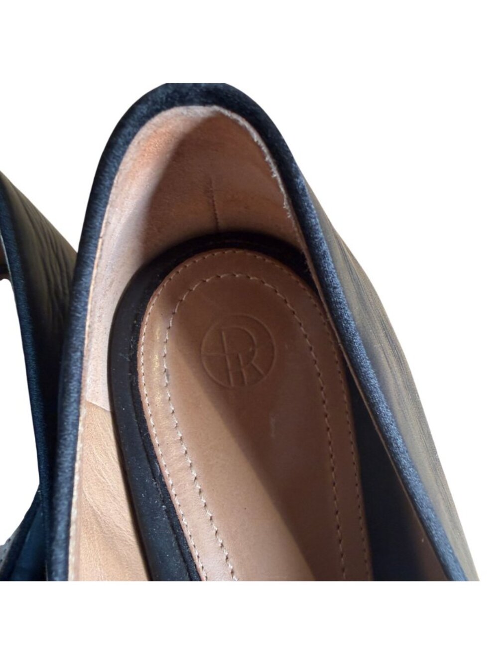 The Row Alys Black Leather Slipper Loafer Size EU 40 U 10 - Picture 6 of 12